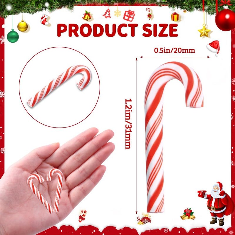 Celltestria Mini Christmas Candy Canes - 80pcs - Image 2